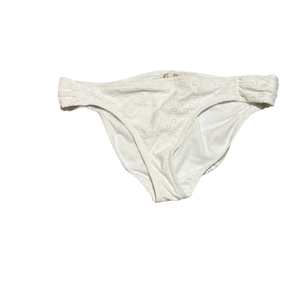 Jessica Simpson Bikini Bottom Womens Large White Eyelet design